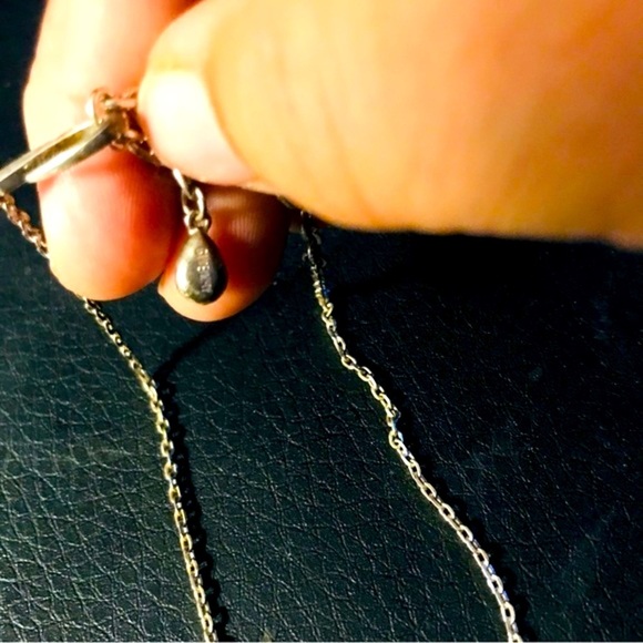 Givenchy Gold Tone with Green Crystal Drops - Picture 5 of 7